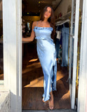 Valentina Maxi Dress - Babyblue